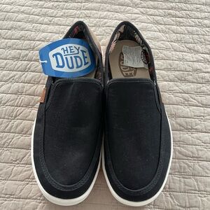 Hey Dude Women’s Black Slip-On Shoes - Sunapee W Craft